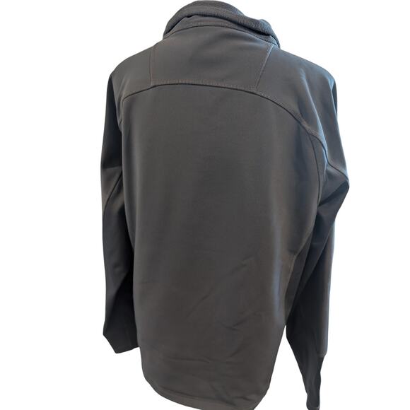 The North Face Men's Flashdry Jacket 3/4 zip Dark Gray Pullover Size Medium - Picture 4 of 7